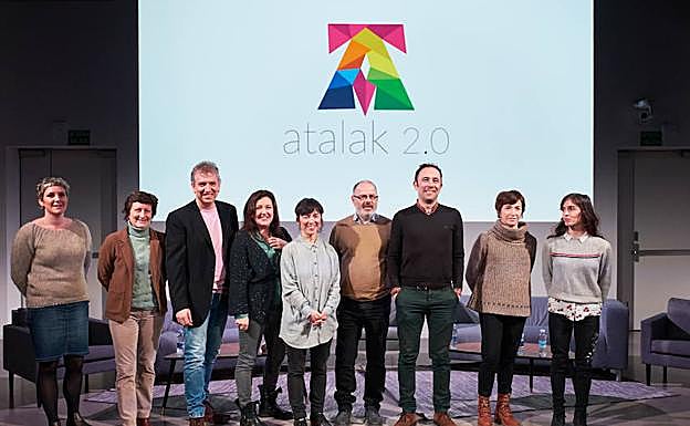 Presentación del proyecto de danza Atalak 2.0, este lunes en Tabakalera. 