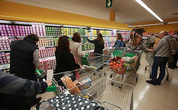 Compradores en Mercadona