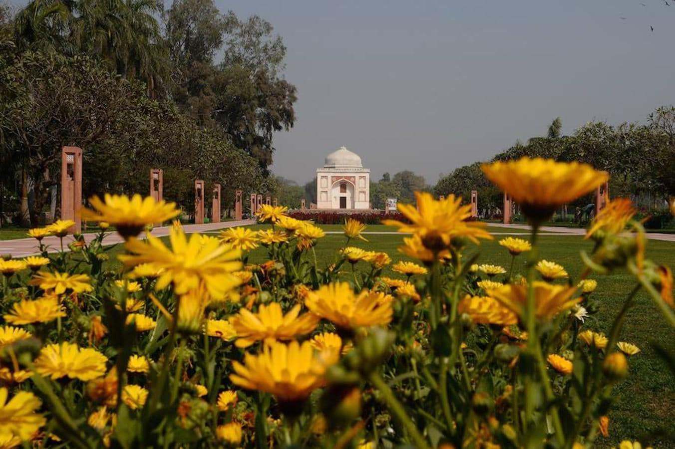 El jardín de Mughal, una vez olvidado, en el corazón de Nueva Delhi, vuelve a abrir sus puertas el 21 de febrero después de años de minucioso trabajo de conservación, creando un nuevo parque público en la extensa capital de la India. El jardín de 36 hectáreas ha sido inaugurado formalmente por Aga Khan, cuya Fundación para la Cultura ha ayudado a recrear el jardín clásico y restaurar sus desmoronados monumentos del siglo XVI.