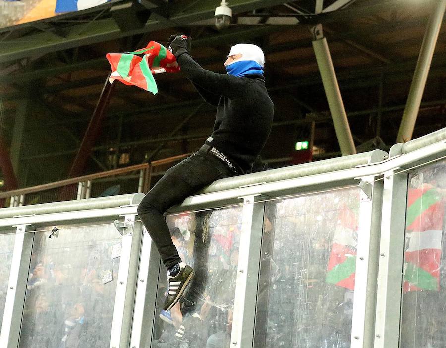 Emoción en el Salzburgo - Real Sociedad con la presencia de casi dos mil aficionados realistas en las gradas