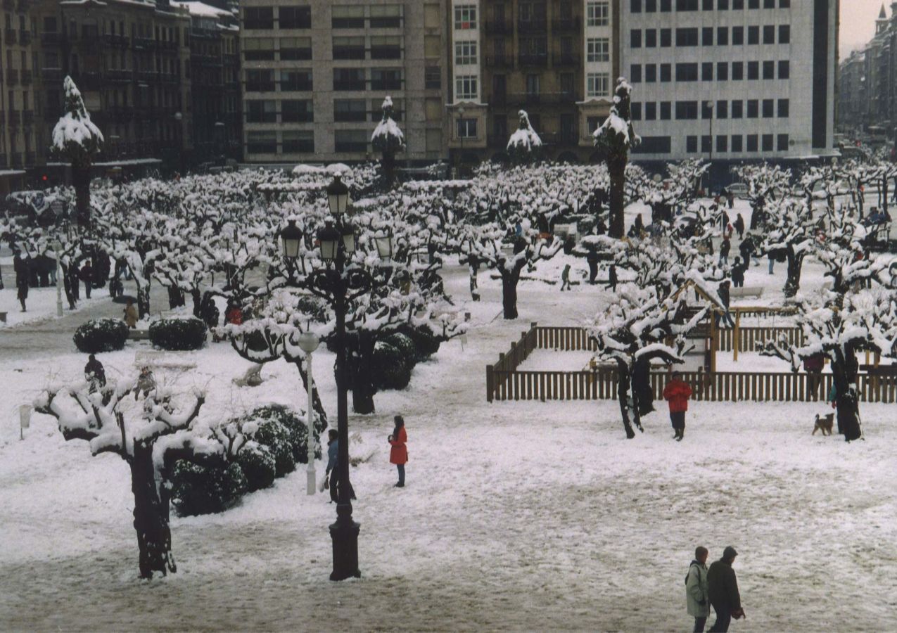 A primeras horas de la mañana del 20 de febrero de 1996 la nieve comenzó a caer sobre San Sebastián. Todo empeoró al día siguiente