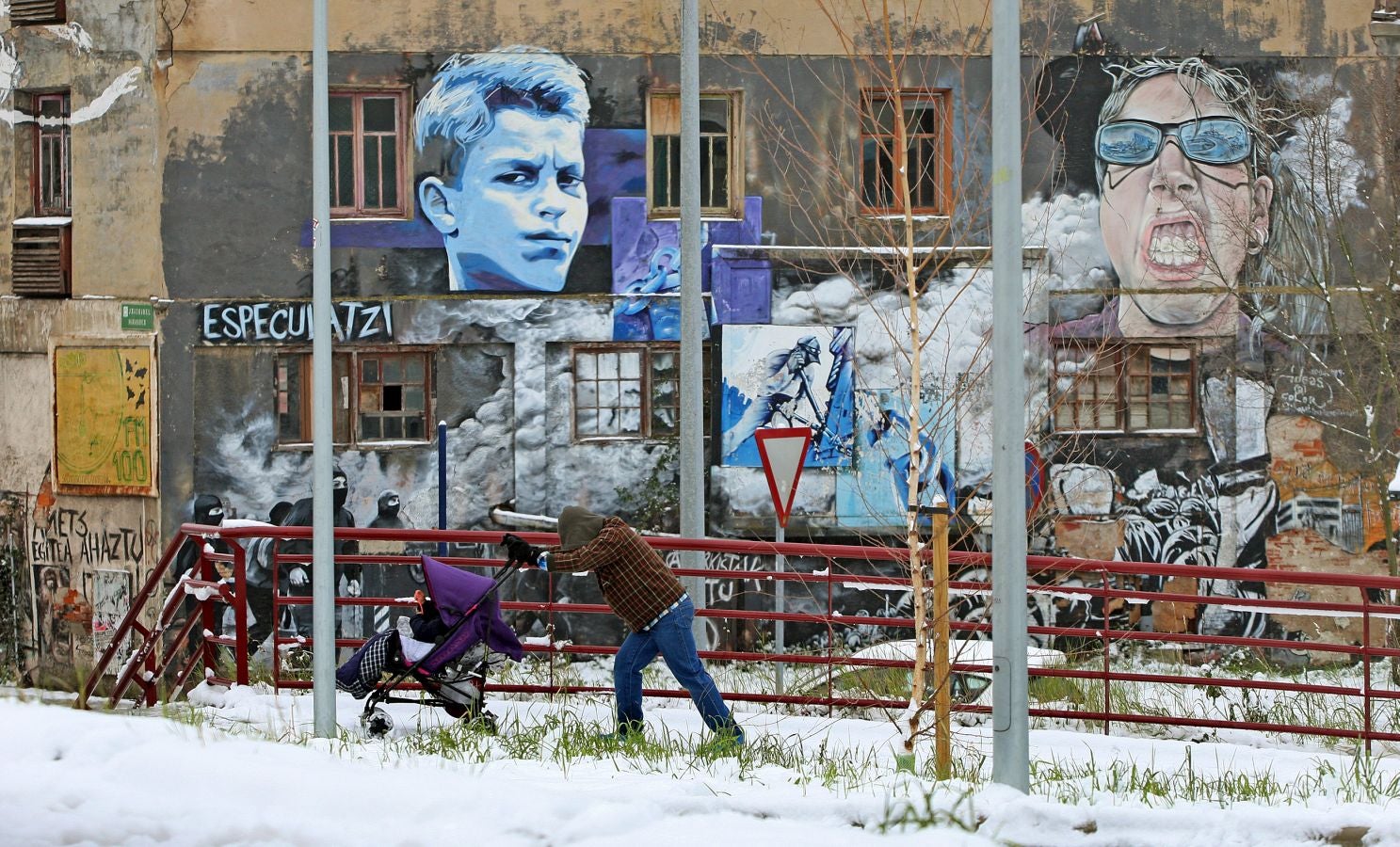 Fotos: Nieve en Lezo