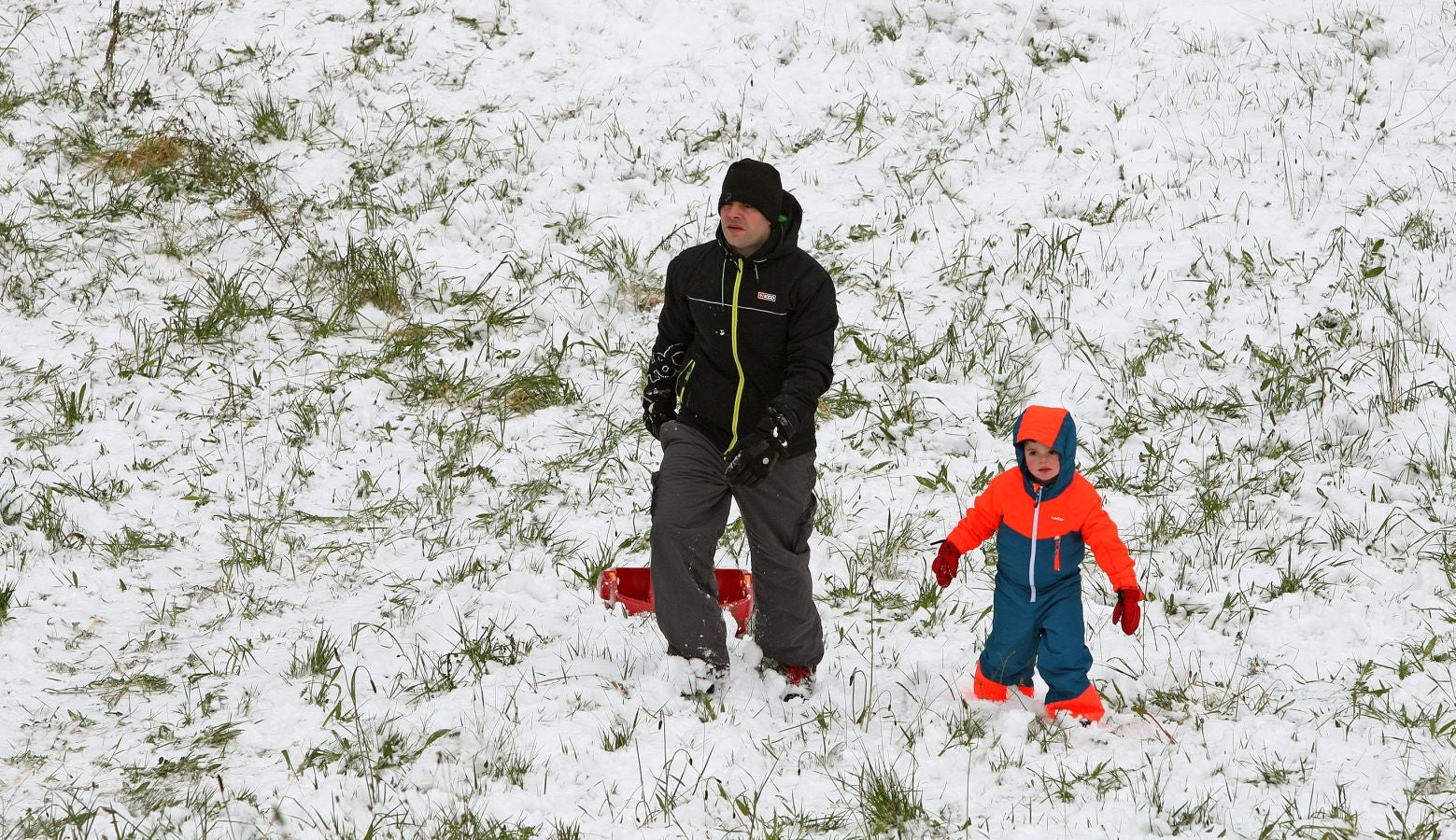 Fotos: Nieve en Lezo