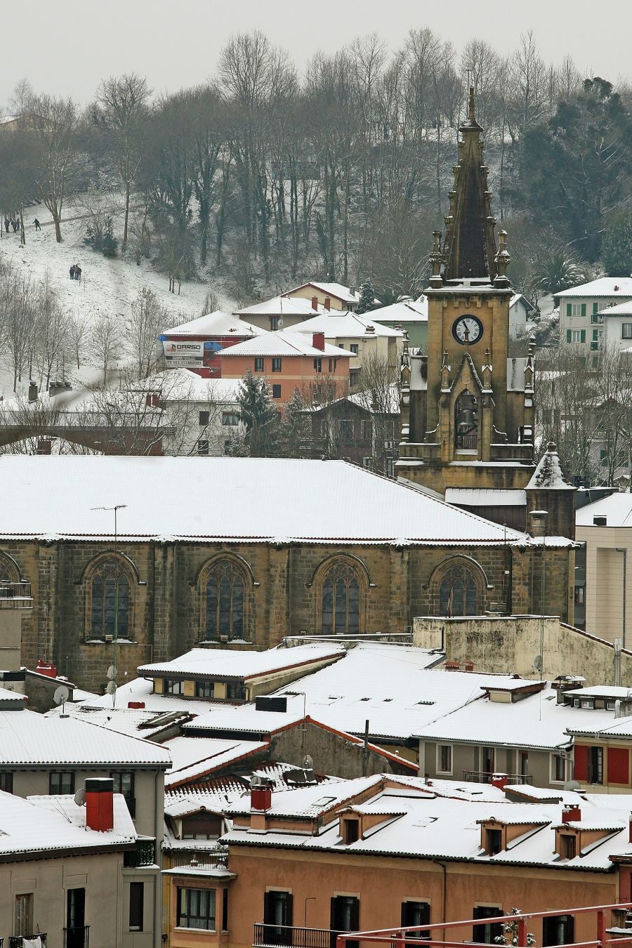Fotos: Errenteria bajo la nieve