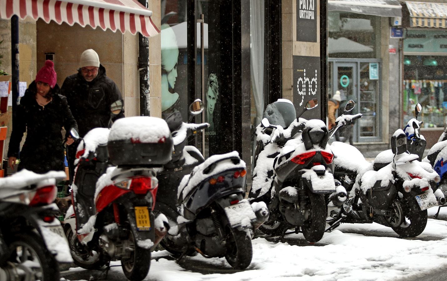 Fotos: Errenteria bajo la nieve