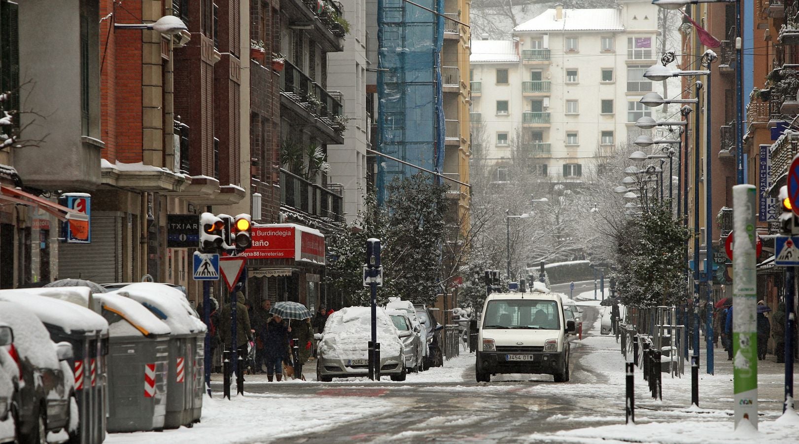 Fotos: Errenteria bajo la nieve