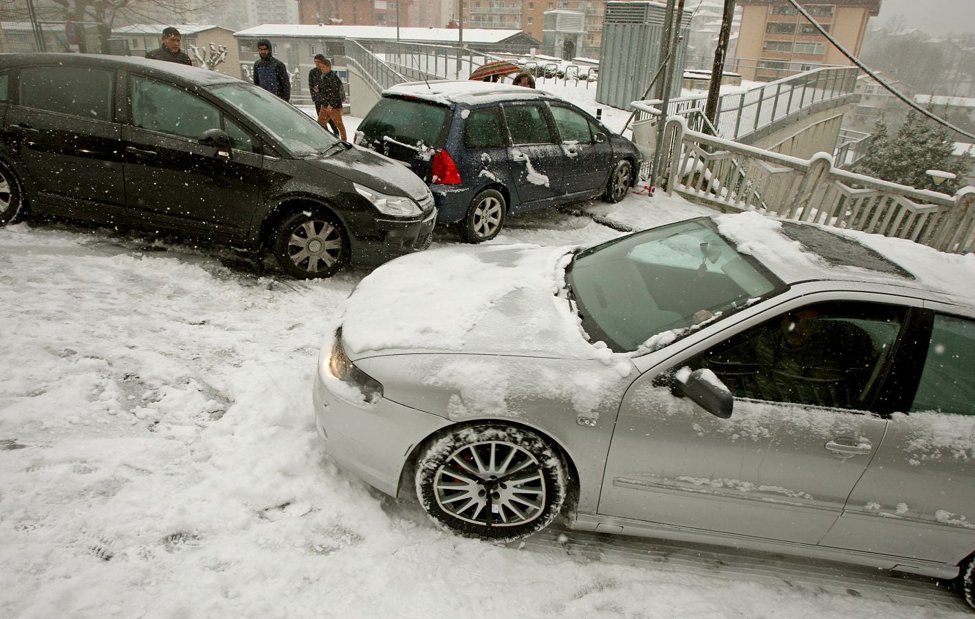Fotos: Errenteria bajo la nieve