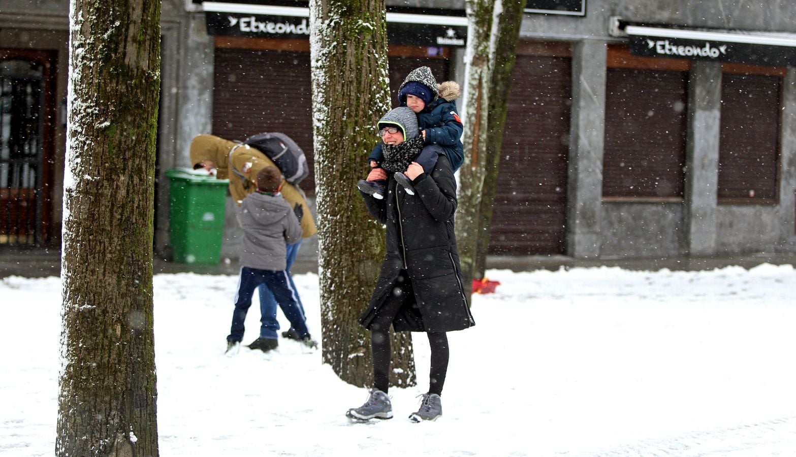 Fotos: Errenteria bajo la nieve