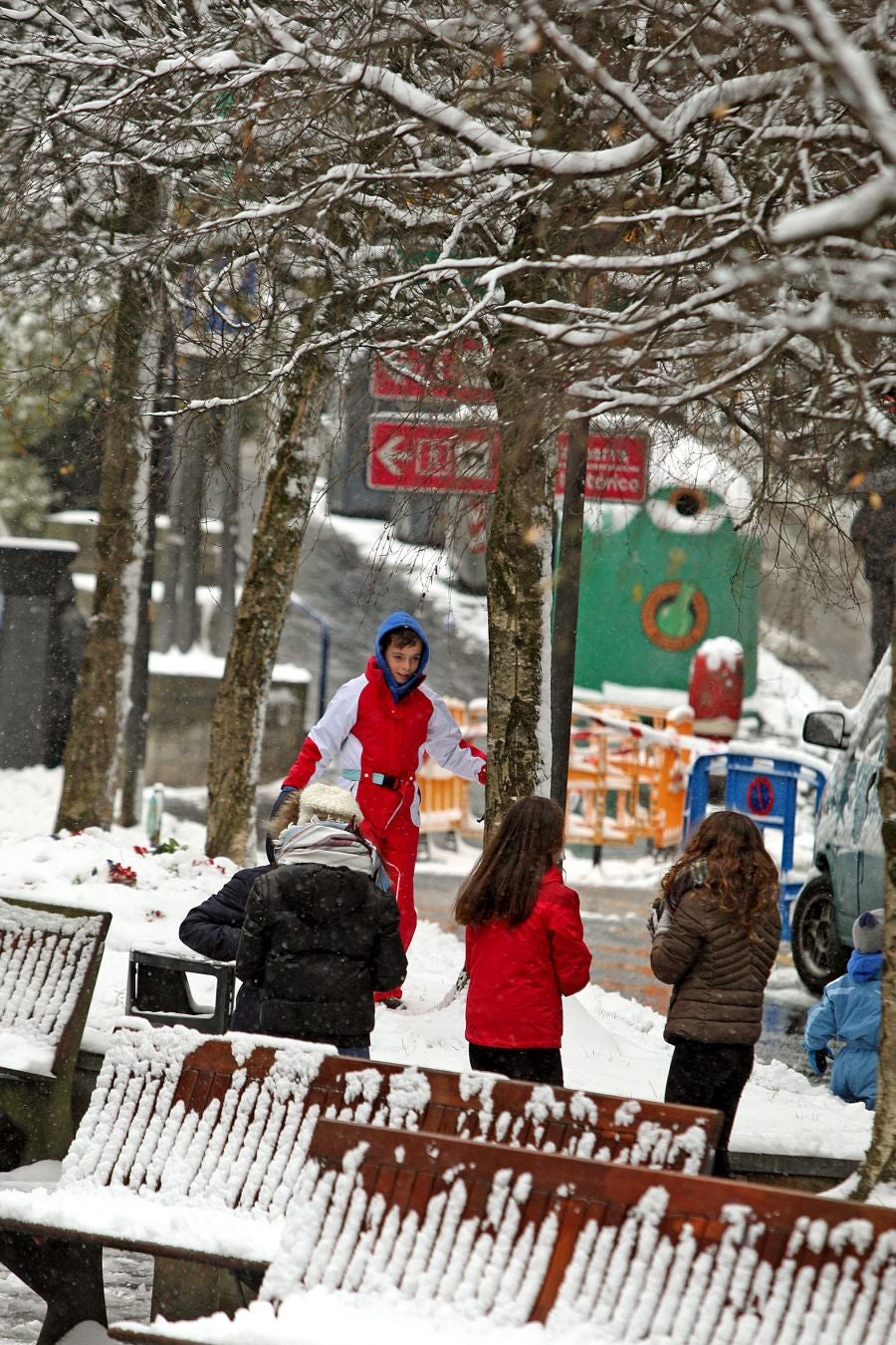 Fotos: Errenteria bajo la nieve