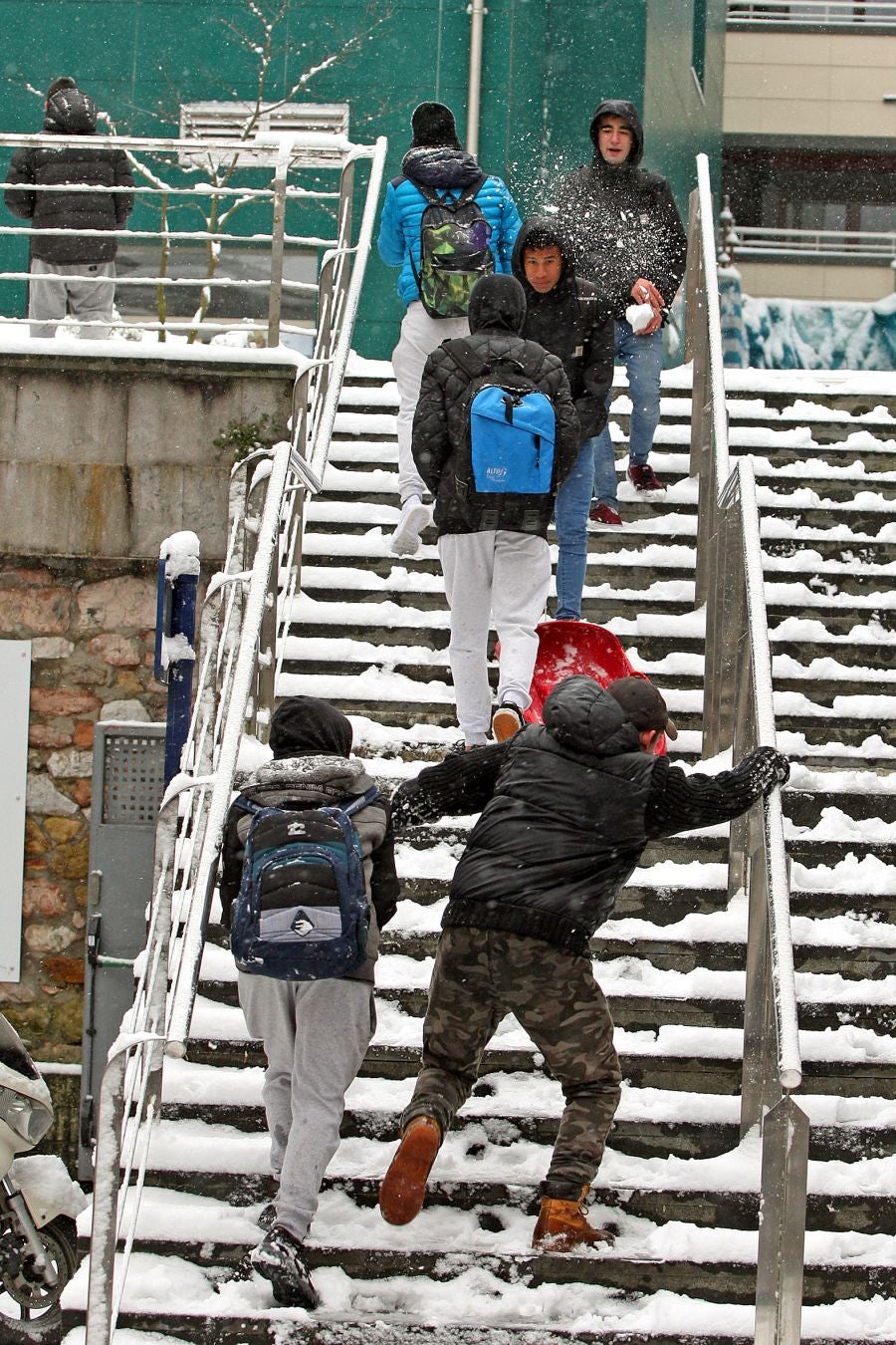 Fotos: Errenteria bajo la nieve