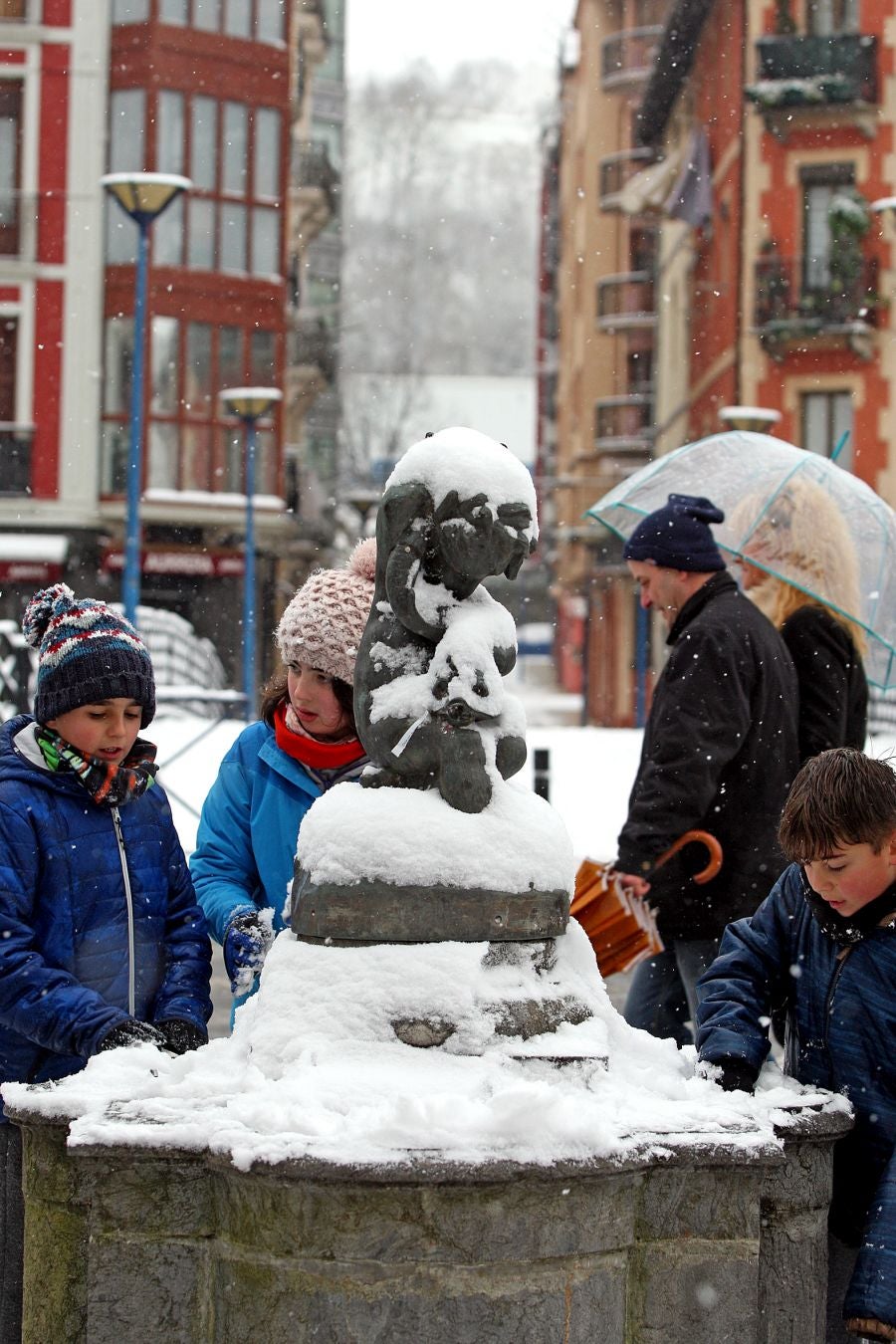 Fotos: Errenteria bajo la nieve
