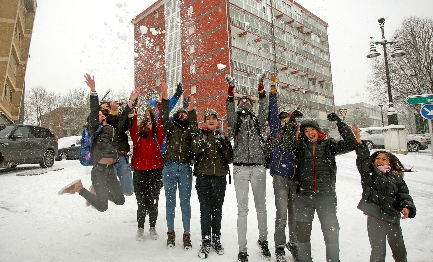 Fotos: Errenteria bajo la nieve