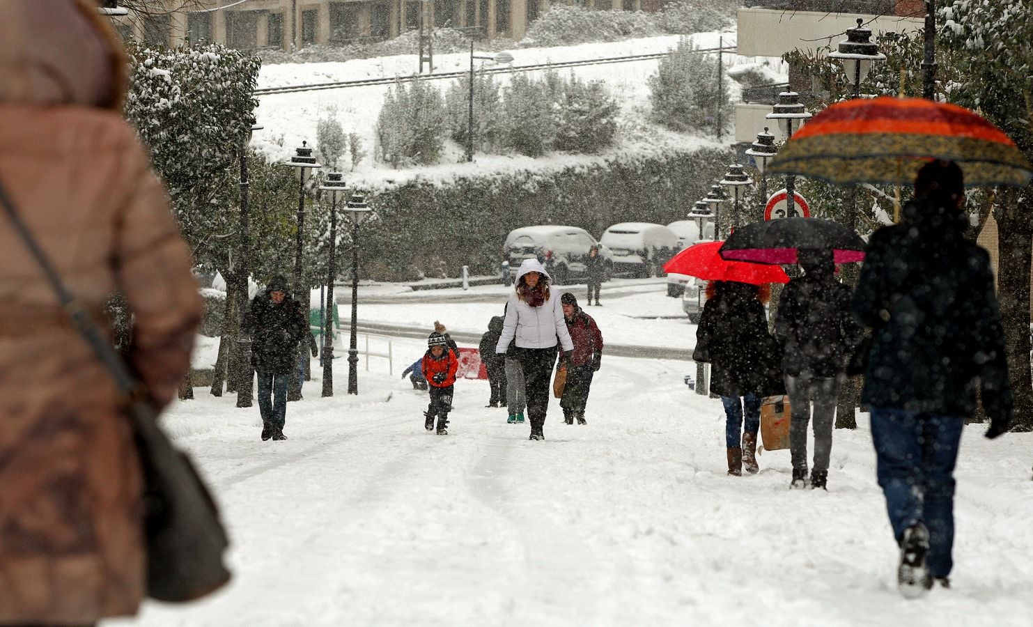 Fotos: Errenteria bajo la nieve