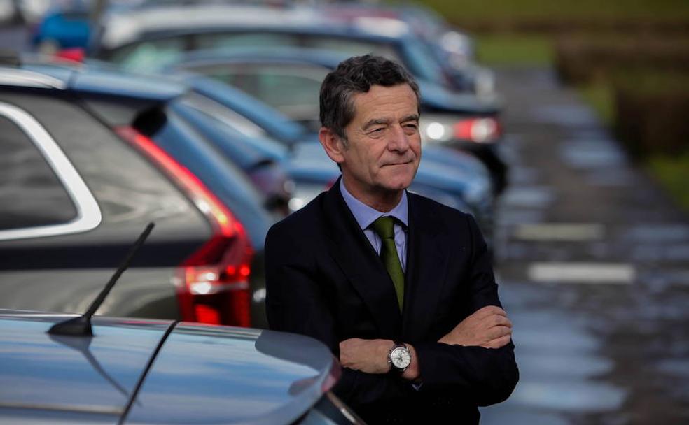 Mario Armero, en una reciente visita al AIC de Boroa (Amorebieta).