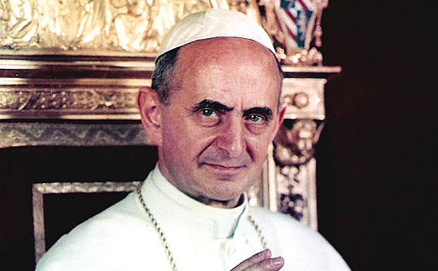 El papa Pablo VI.