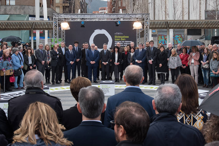 El lehendakari ha cerrado esta mañana en Bilbao el acto que se ha celebrado con motivo del Día Europeo de las Víctimas del Terrorismo
