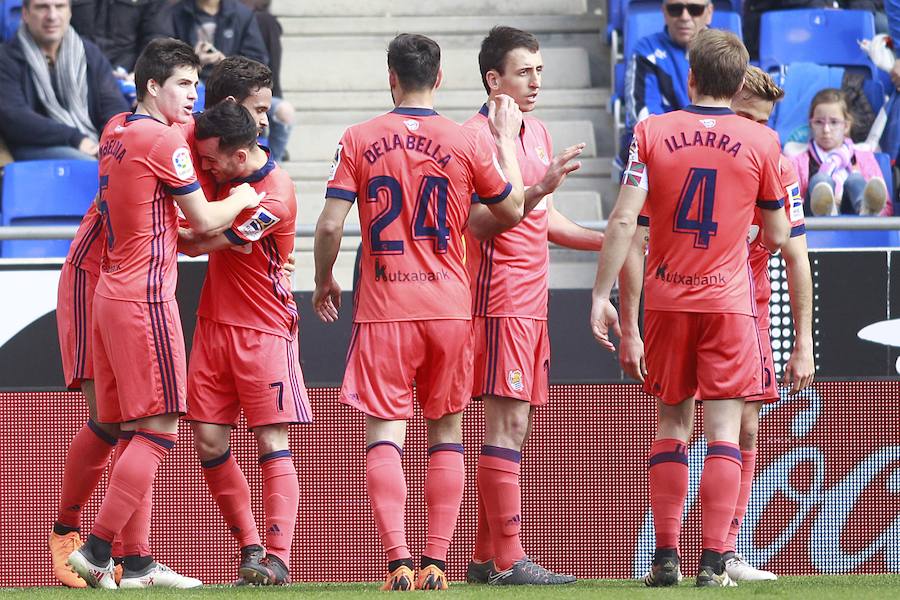 La Real pierde 2-1 ante el Espanyol.