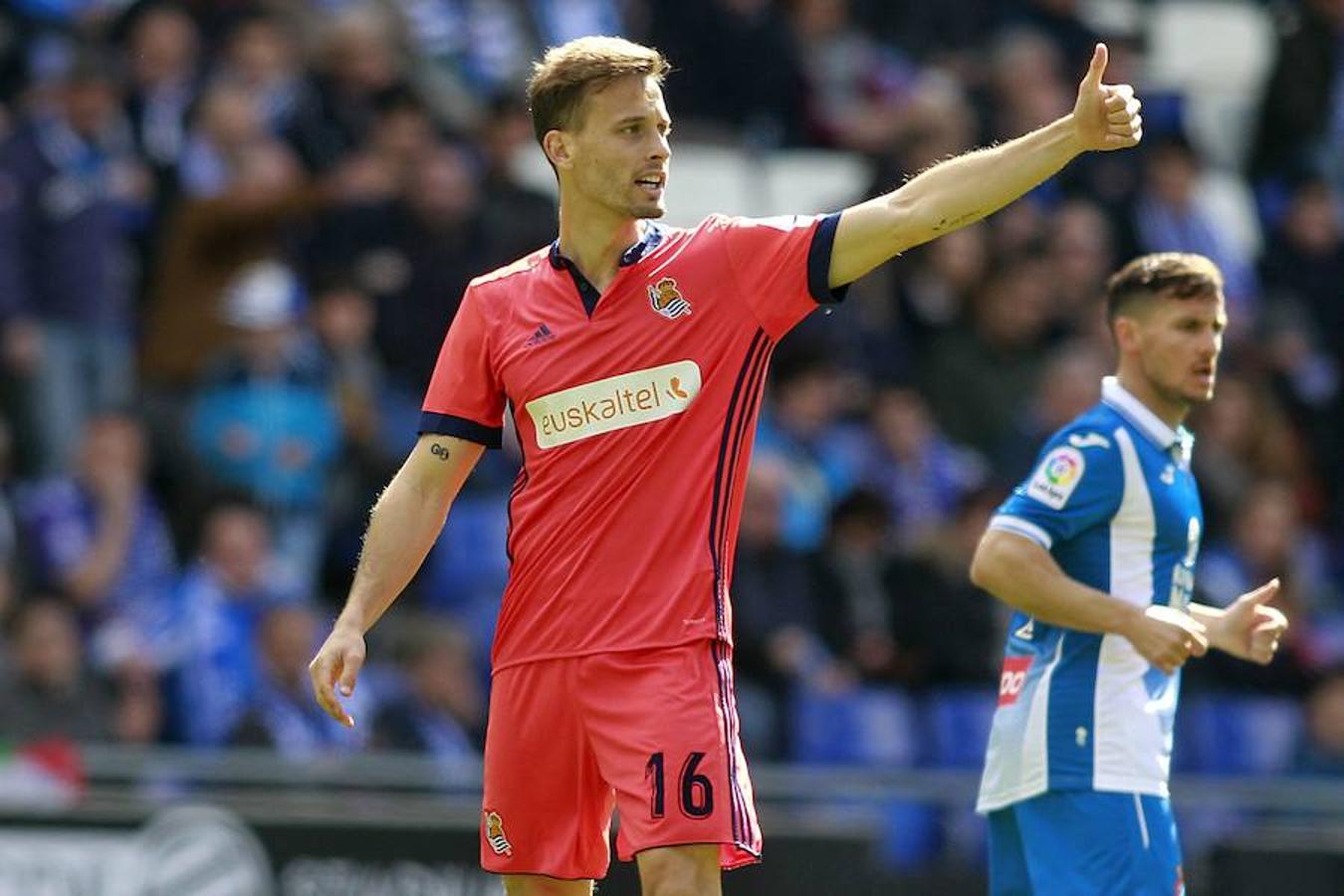 La Real pierde 2-1 ante el Espanyol.