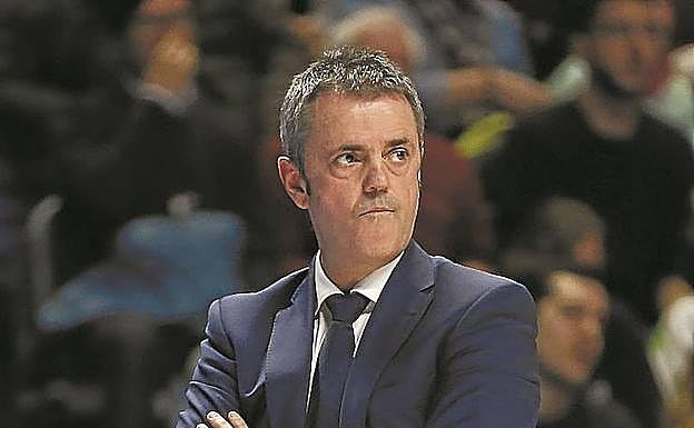 Fisac, con gesto contrariado ayer en el Martín Carpena