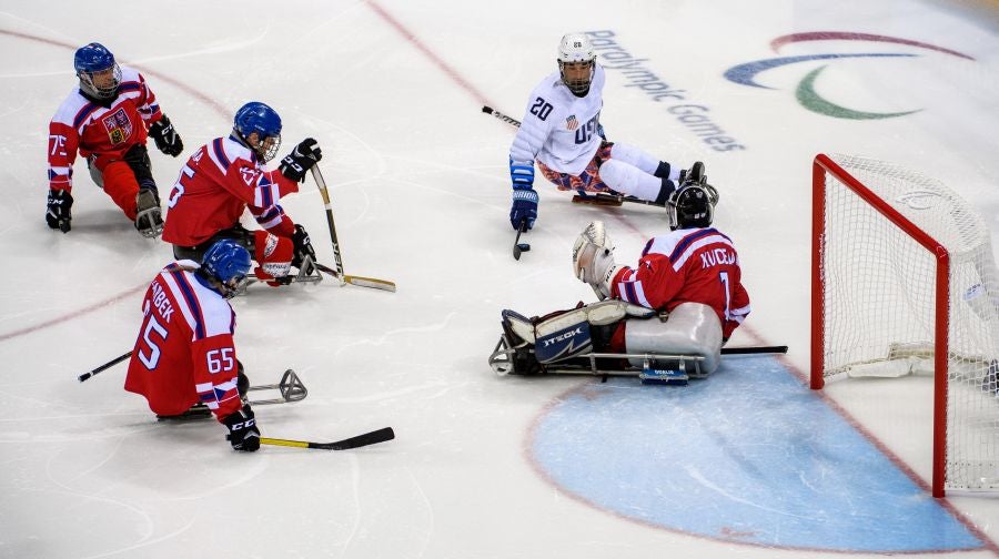 Este fin de semana ha habido pruebas de hockey hielo, curling, snowboard y esquí de fondo. 