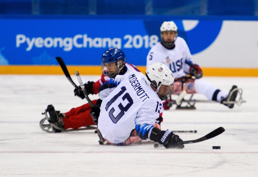 Este fin de semana ha habido pruebas de hockey hielo, curling, snowboard y esquí de fondo. 