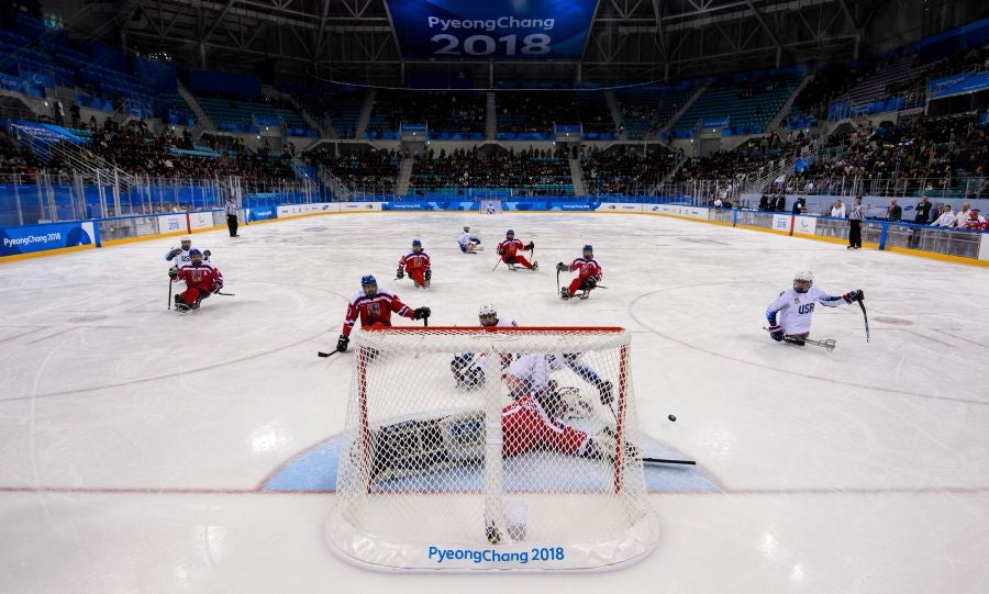 Este fin de semana ha habido pruebas de hockey hielo, curling, snowboard y esquí de fondo. 