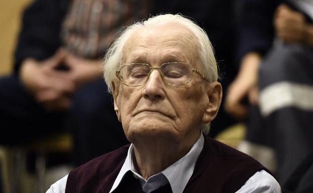 Oskar Gröning, conocido como el contable de Auschwitz.