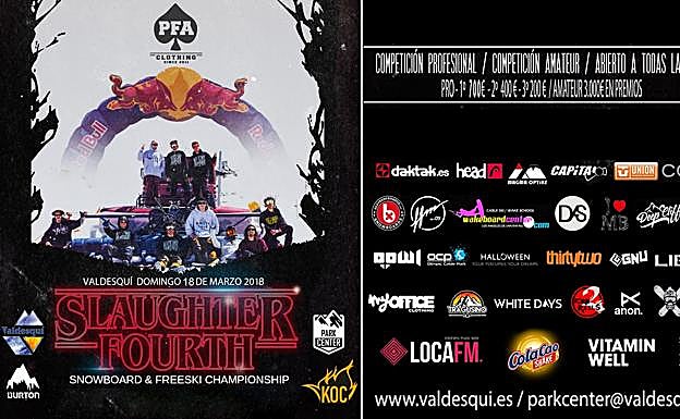 Cartel Campeonato Slaughter Valdesquí