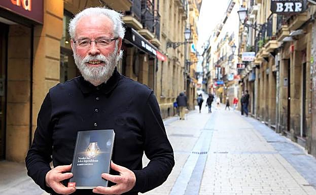 Xabier Amuriza, Donostian egin zuen aurkezpenean.