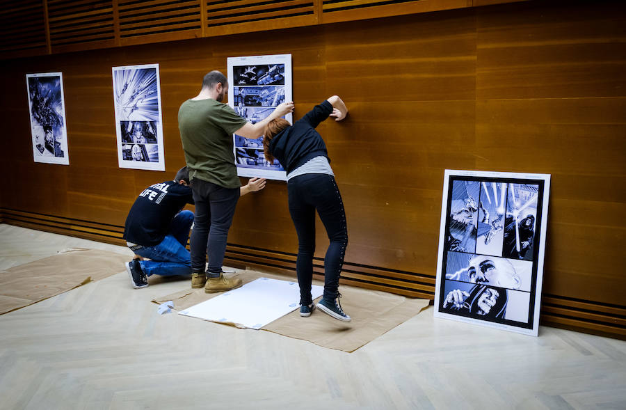 La notable afluencia de visitantes al salón evidencia el tirón del universo del cómic entre los aficionados