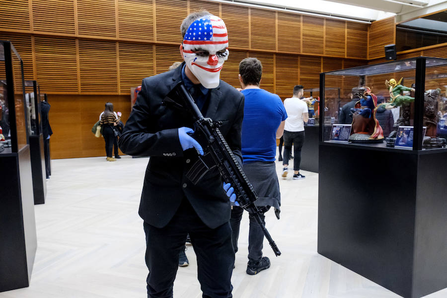 La notable afluencia de visitantes al salón evidencia el tirón del universo del cómic entre los aficionados