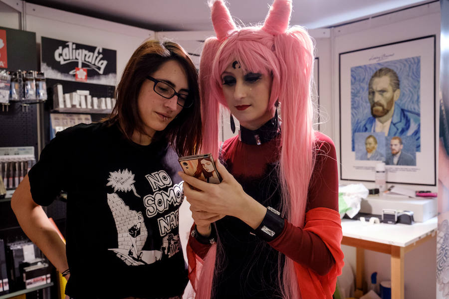 La notable afluencia de visitantes al salón evidencia el tirón del universo del cómic entre los aficionados