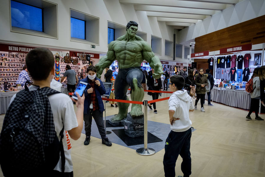 La notable afluencia de visitantes al salón evidencia el tirón del universo del cómic entre los aficionados