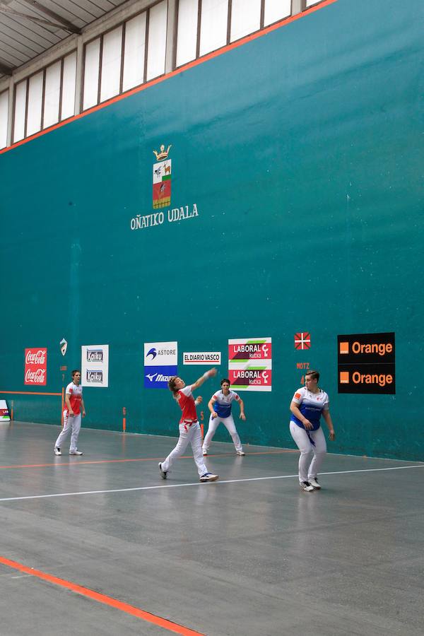 El frontón Zubikoa de Oñati ha sido escenario de las semifinales del torneo