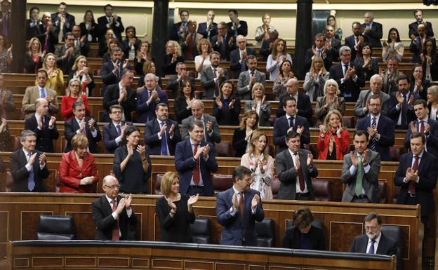 Imagen de archivo de un pleno en el Congreso de los Diputados