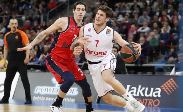 El Baskonia gana al Brose y se afianza en la ansiada octava plaza tras perder el Maccabi