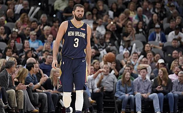 Nikola Mirotic, con más protagonismo en los Pelicans. 