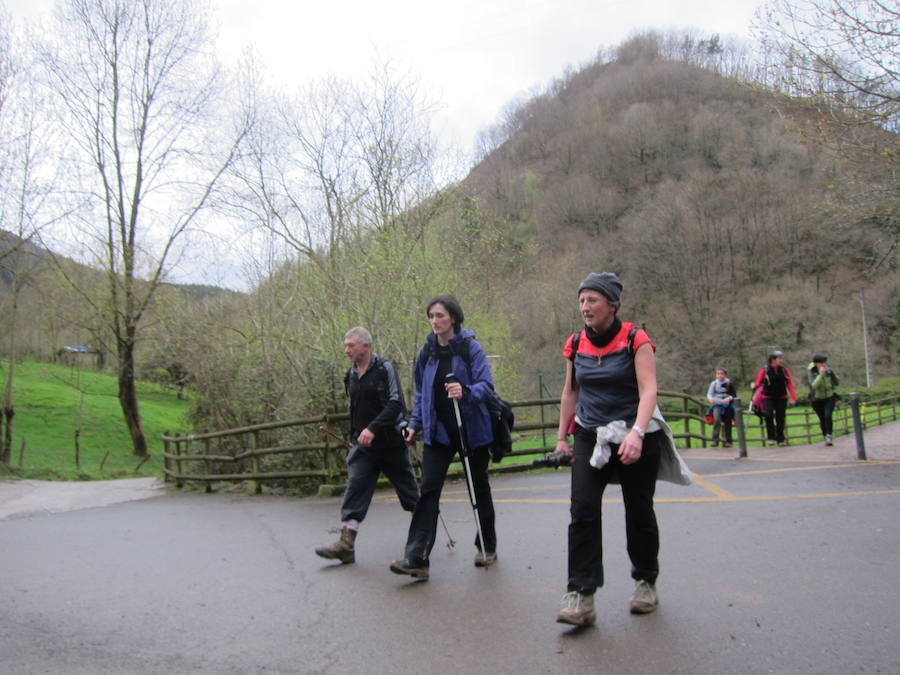 El grupo de montaña Aizkardi, de Amasa-Villabona, celebró el domingo su 50 marcha montañera con gran éxito de participación, 764 personas que desafiaron al mal tiempo con humor. De ellos 316 montañeros partieron a las siete de la mañana desde la plaza de Villabona para completar un recorrido de 43 kilómetros. A las ocho fueron 448 los que dieron comienzo a la marcha con el objetivo de hacer 22 kilómetros. El barro fue el mayor enemigo y lo positivo que la lluvia dio tregua. Gorka Zubeldia recibió el premio Shebe Peña.