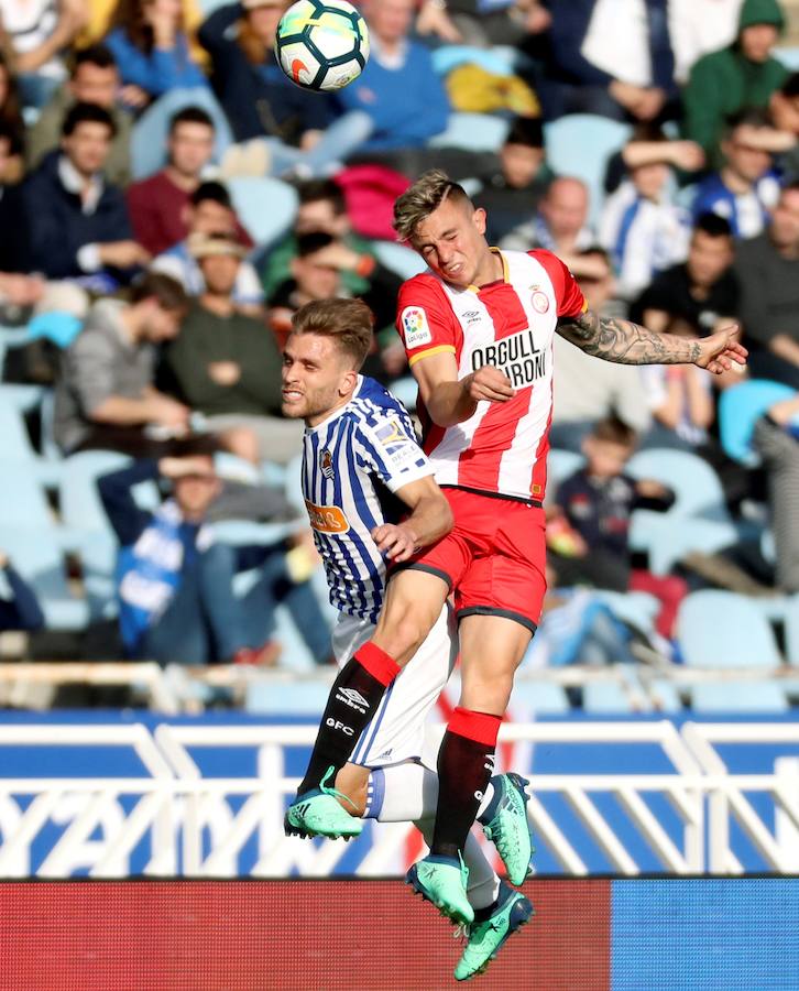 El equipo txuri-urdin se reencuentra con las buenas sensaciones tras esta goleada en Anoeta