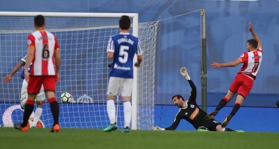 El equipo txuri-urdin se reencuentra con las buenas sensaciones tras esta goleada en Anoeta