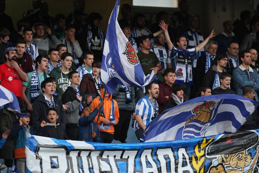El equipo txuri-urdin se reencuentra con las buenas sensaciones tras esta goleada en Anoeta