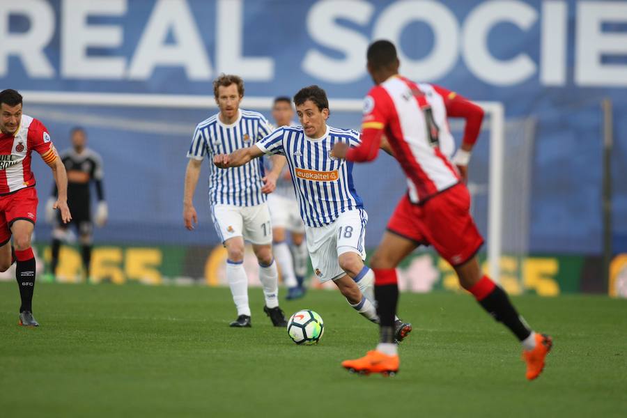El equipo txuri-urdin se reencuentra con las buenas sensaciones tras esta goleada en Anoeta