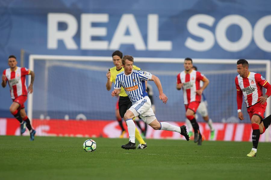 El equipo txuri-urdin se reencuentra con las buenas sensaciones tras esta goleada en Anoeta