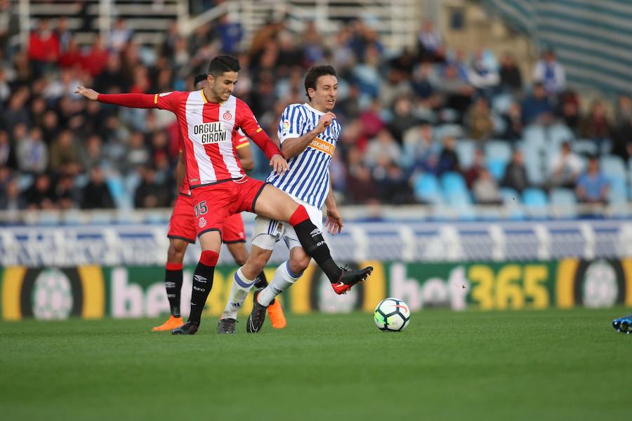 El equipo txuri-urdin se reencuentra con las buenas sensaciones tras esta goleada en Anoeta