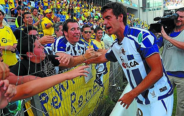 Xabi Prieto con Xabi Olaziregi