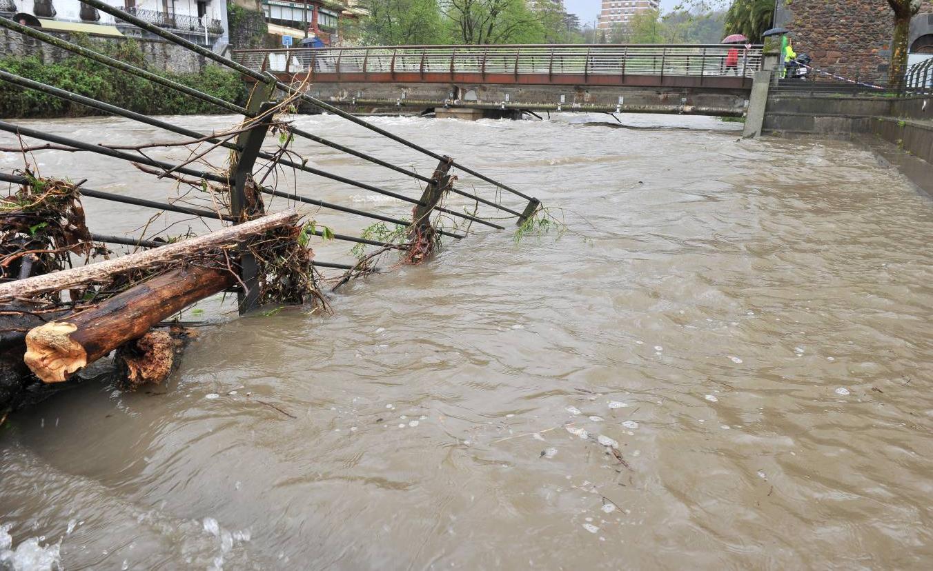 Tras la delicada situación que se vivió con los ríos en Gipuzkoa el miércoles, así han estado el jueves. 