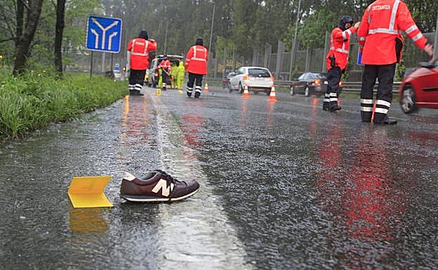 La zona del siniestro. 