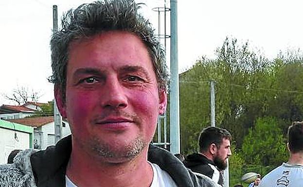 Patrick Polidori, entrenador del Hernani. 