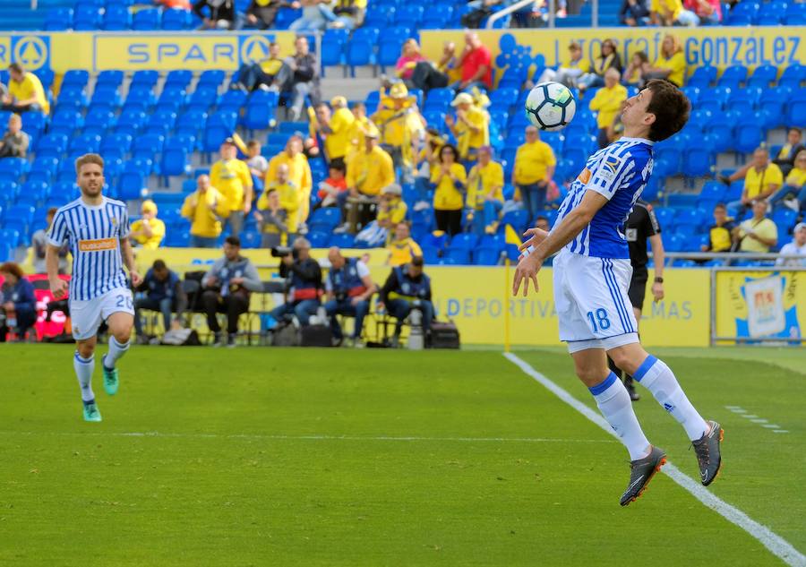 Gran partido de la Real Sociedad frente a Las Palmas en el que Oyarzabal abría el marcador.