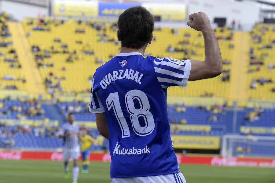 Gran partido de la Real Sociedad frente a Las Palmas en el que Oyarzabal abría el marcador.